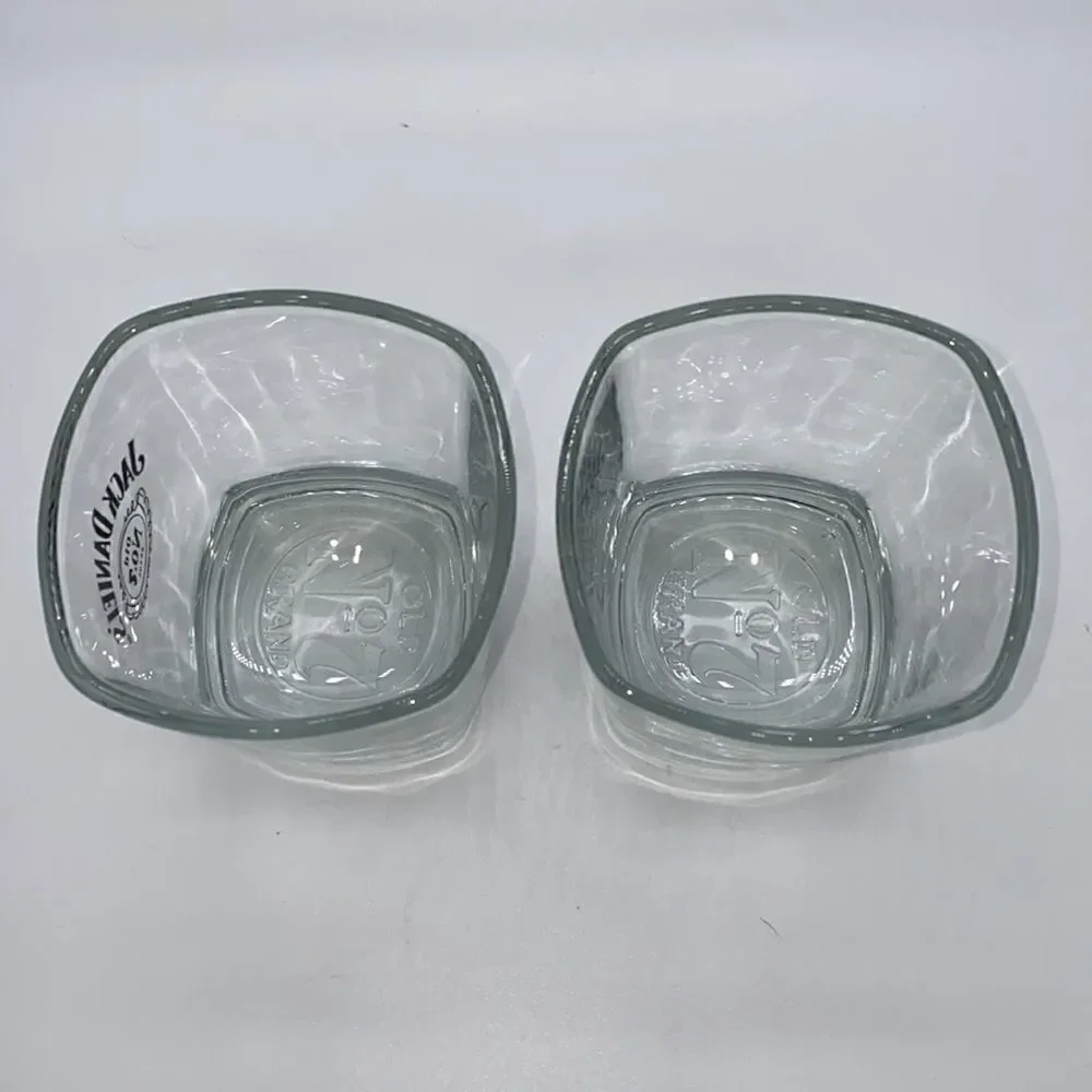 Jack Daniels Glass Whiskey Glasses Set of 2
